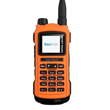 SenHaix 8800 (Orange) Bluetooth dual band handheld radio with Airband RX