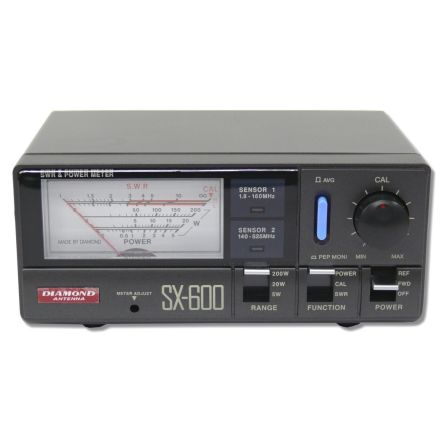 Diamond SX-600N - 200W 1.8-160/140-525 MHz SWR Power Meter