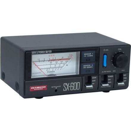 Diamond SX-600 - 200W 1.8-160/140MHz-525 MHz SWR Power Meter 