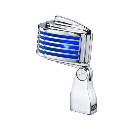 Heil Sound FIN-BLUE - Professional Chrome Microphone (Blue LED)