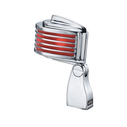 Heil Sound FIN-RED - Professional Chrome Microphone (Red LED)