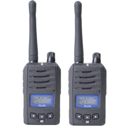 DISCONTINUED TTI TX110-2 Compact Professional PMR446 Transceiver (Pair)