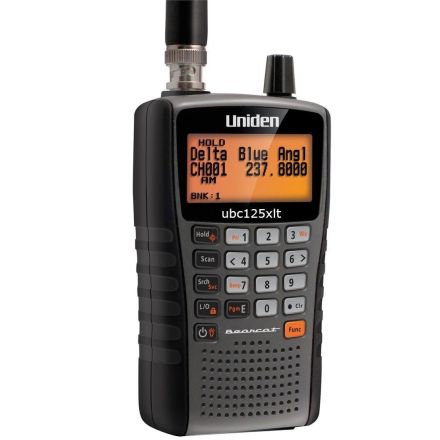 SOLD! C Grade Uniden UBC-125XLT (Pre Loaded with Military Air Band) 25-960MHz Handheld Scanner (TATTY BOX)