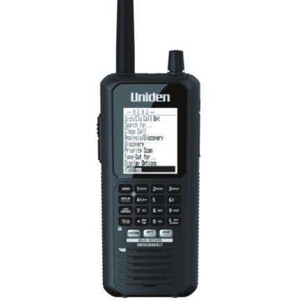 Uniden Bearcat UBCD-3600XLT (NXDN Version) Digital Handheld Scanner 