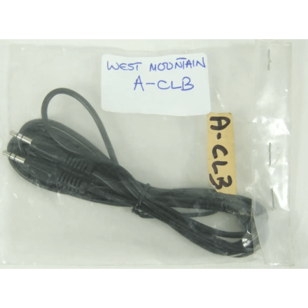 West Mountain A-CLB Lead 3.5mm stereo jack plug to 3.5mm stereo jack plug 6ft long