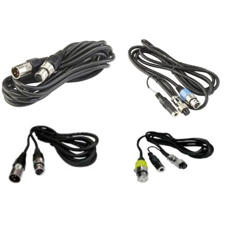 HEIL SOUND CC1- AR 8FT STRAIGHT MICROPHONE CONNECTING CABLE (XLR3 TO VARIOUS CONNECTIONS)