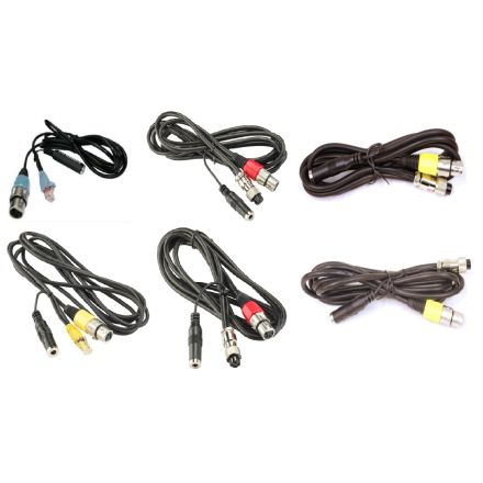 HEILSOUND CC1 - AR 8FT STRAIGHT MICROPHONE CONNECTING CABLE (XLR4 TO VARIOUS CONNECTIONS)