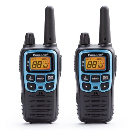 Midland XT60 PMR446 Twin Pack Transceivers