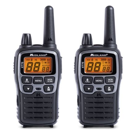Midland XT70 PMR446 Twin Pack Transceivers