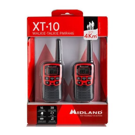 Midland XT10 PMR-446 twin pack