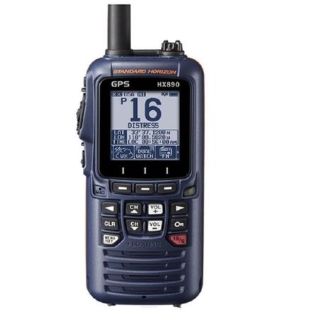 HX-891BT (NAVY BLUE) - Floating Class H DSC Marine TRX with GPS & Bluetooth