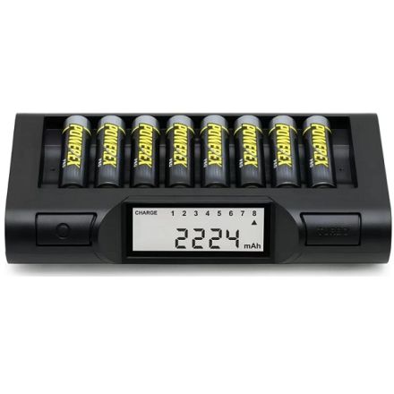 Powerex MH-C980-U Turbo Charger-Analyzer for 8 AA/AAA Batteries