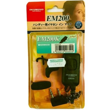 Diamond EM-200K Eartalker with PTT (Kenwood)