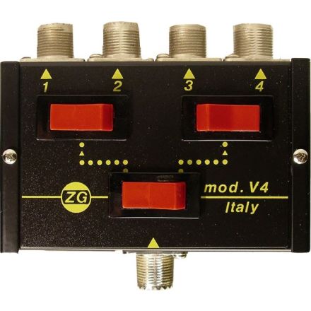 DISCONTINUED Zetagi V4 4 Position Antenna Switch