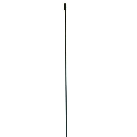 Panorama 39" Stainless Steel Straight Rod Black