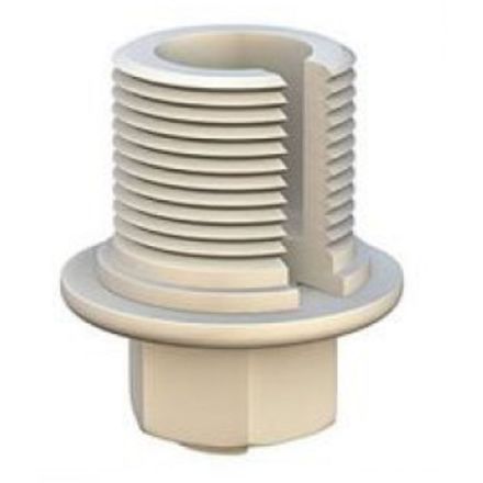 Shakespeare ADAPT2 -  Adapts 1"-14 Female Thread To M16 Male Thread - White Nylon