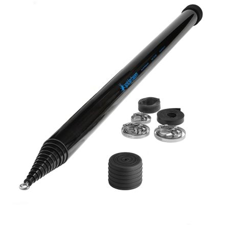 SPIDERBEAM 12m (XHD Version) Fibreglass Pole SET with Adapter, Eyebolt and Clamps