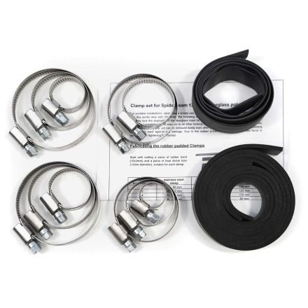 SPIDERBEAM MATERIAL CLAMP SET FOR 18m FIBREGLASS POLE