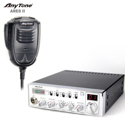 B - GRADE AnyTone ARES II – AM/FM/SSB 10M Mobile Transceiver (NEW LIKE)