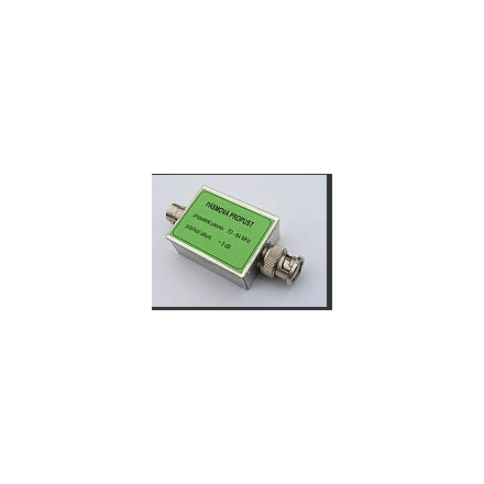 Discontinued DD Amtek BPF-7084 In-line band pass filter for 70-84MHz BNC plug to BNC socket