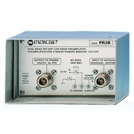 Discontinued Microset PR-2B Dual Band Antenna Pre-Amplifier