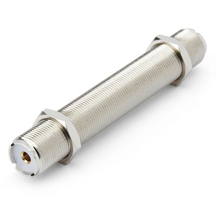 SO239 Double Female Bulkhead Connector (4") (PREMIUM)