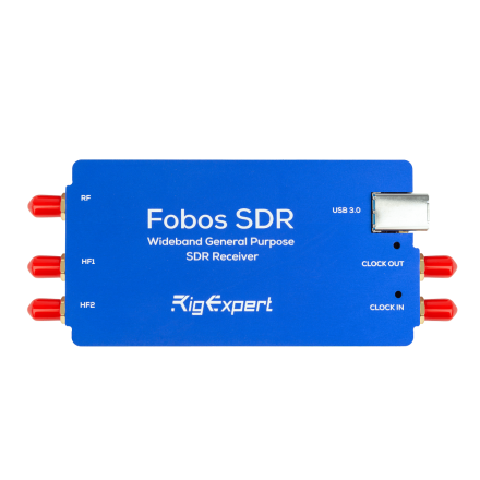RigExpert Fobos SDR (100 kHz to 6 GHz) Receiver 