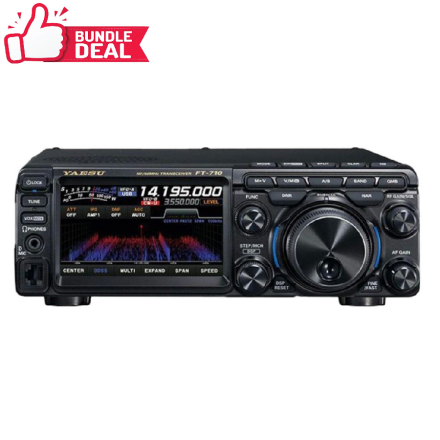 Yaesu FT-710 Field Bundle Deal (Plus £170 Cashback direct from Yaesu UK)