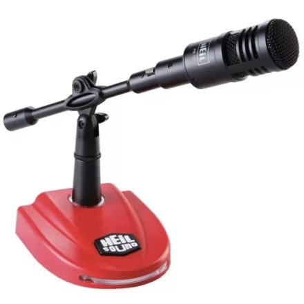 HEIL SOUND PR 10 PKG -AR DYNAMIC MICROPHONE WITH LB-1 LIGHTED BASE WITH PTT (3 -PIN XLR)