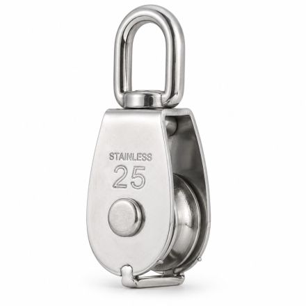 Mastrant Pulley Anti-tangle Stainless, up to 9 mm, sheave Ø 25 mm
