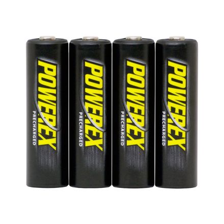 MHRAAAP4 Powerex Precharged Rechargeable AAA 1000mAh (4-pack)