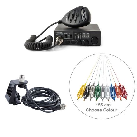 CB Radio Kit 155 (Radio, Antenna & Gutter Mount)