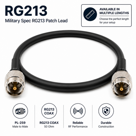 RG213 Patch Lead (PL259 to PL259)