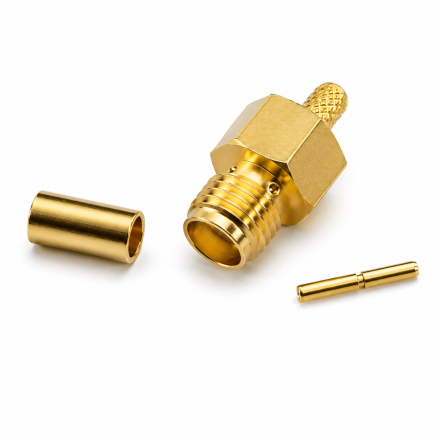 SMA socket crimp type (For RG58)
