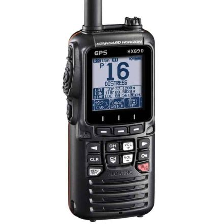 HX891E (BLACK) - Floating Class H DSC Marine TRX with GPS & Bluetooth