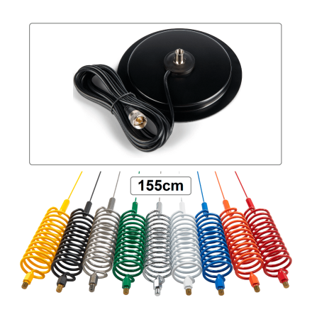 Springer CB Antenna (155 cm) + Mag Mount Kit