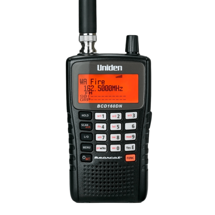 B - GRADE Uniden UBCD160DN (Super Pre-Loaded) Handheld Digital Scanner (CHECK DESCRIPTION)
